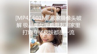 [MP4/ 601M] 居家摄像头破解 极品美女带着男友回家里打炮身材皮肤都是一流