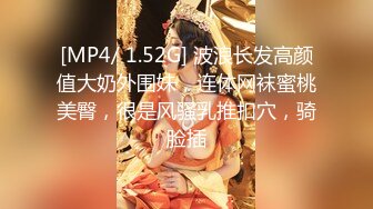 [MP4/ 1.52G] 波浪长发高颜值大奶外围妹，连体网袜蜜桃美臀，很是风骚乳推扣穴，骑脸插