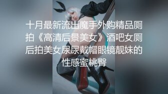 十月最新流出魔手外购精品厕拍《高清后景美女》酒吧女厕后拍美女尿尿戴帽眼镜靓妹的性感蜜桃臀