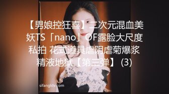 【男娘控狂喜】二次元混血美妖TS「nano」OF露脸大尺度私拍 花式道具虐阴虐菊爆浆精液地狱【第三弹】 (3)